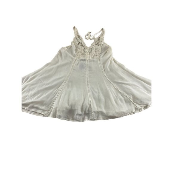 Anna Sui X O'Neill Ivory Elise Women's Crochet Tunic Dress - Medium - Picture 2 of 13